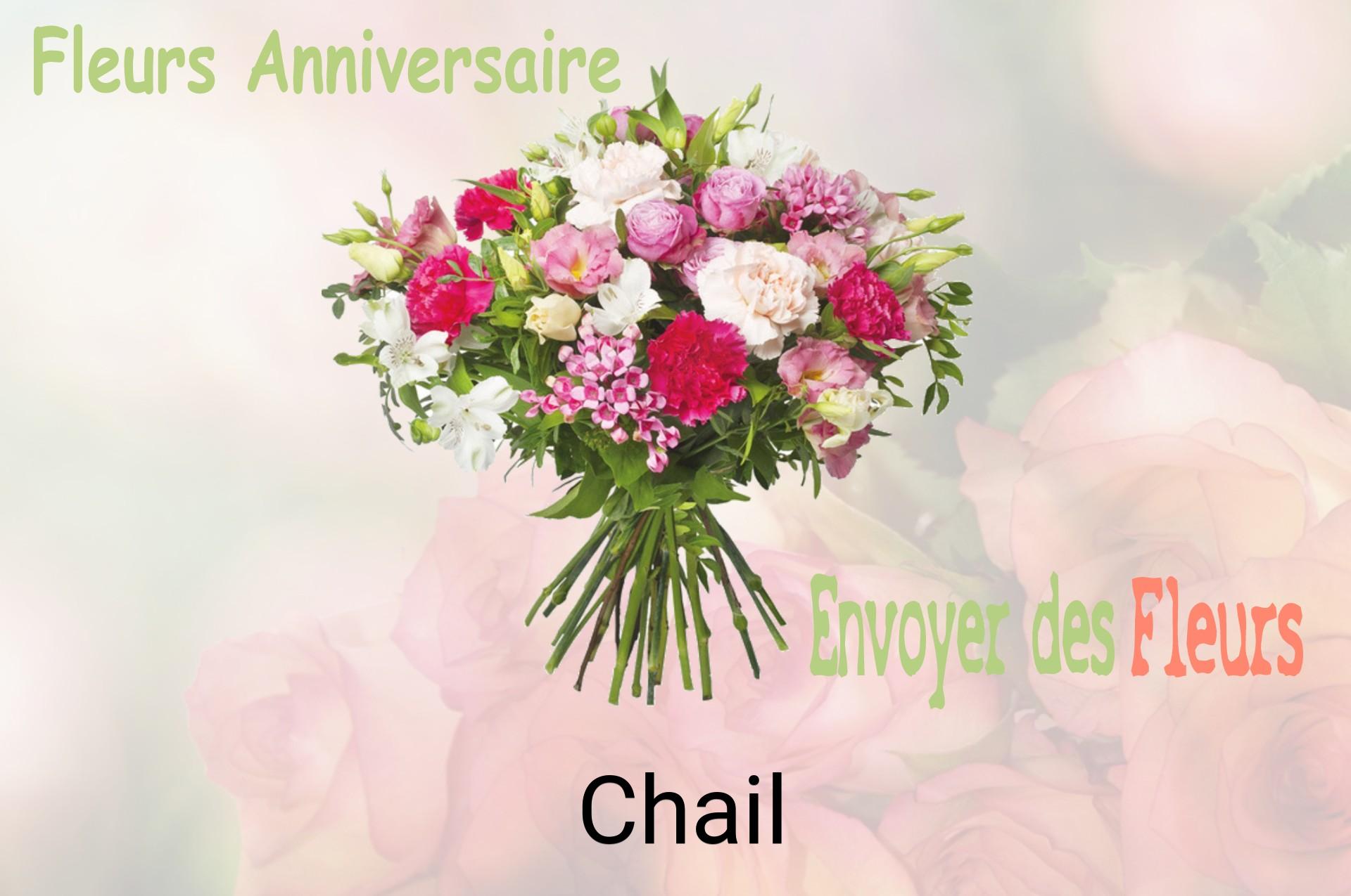 Bouquet de fleurs d’anniversaire livré à Chail