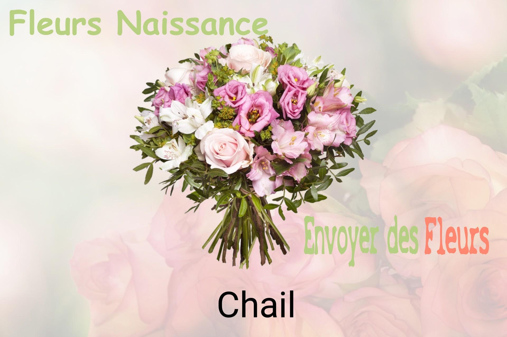 Bouquet de fleurs de naissance livré à Chail